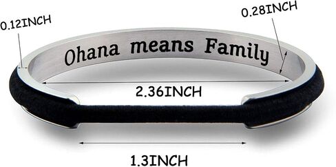 WUSUANED Hawaiian Word Hibiscus Hair Tie Grooved Cuff Bangle Bracelet Hawaii Jewelry Gift For Family Best Friends in Saudi Arabia