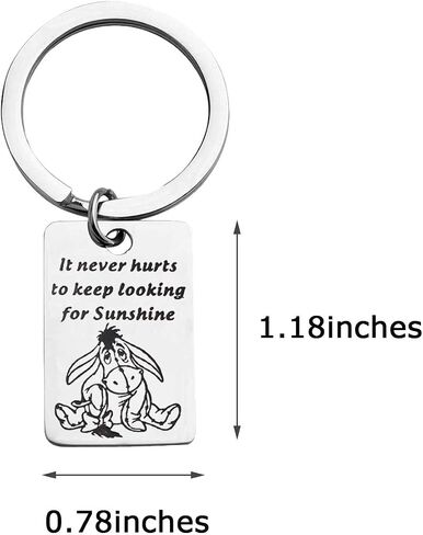 KUIYAI It Never Hurts to Keep Looking for Sunshine Bracelet Donkey Quote Bracelet Inspiration Gift in Saudi Arabia