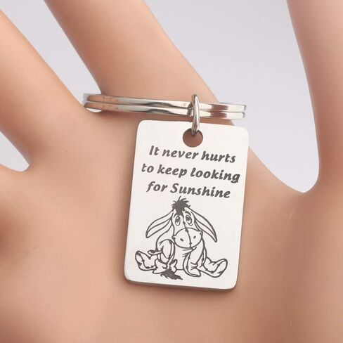 KUIYAI It Never Hurts to Keep Looking for Sunshine Bracelet Donkey Quote Bracelet Inspiration Gift in Saudi Arabia