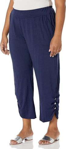 Avenue Women's Plus Size Pant Crush Knit in Saudi Arabia