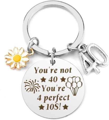 XZtimes 18th, 21st, 30th, 40th, 50th, 60th Birthday Gifts Women Men, Birthday Keychain in Saudi Arabia
