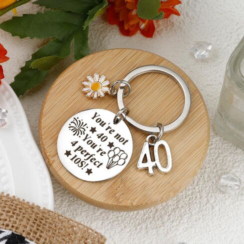 XZtimes 18th, 21st, 30th, 40th, 50th, 60th Birthday Gifts Women Men, Birthday Keychain in Saudi Arabia