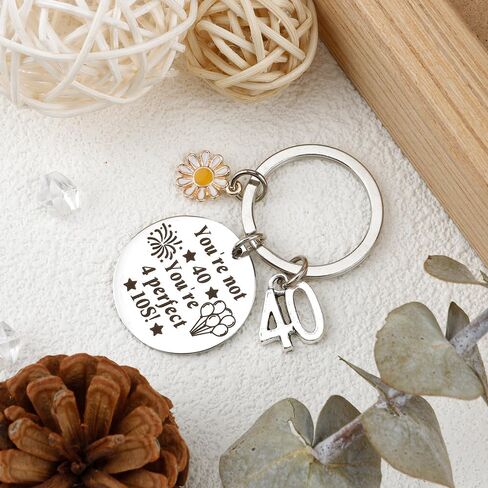 XZtimes 18th, 21st, 30th, 40th, 50th, 60th Birthday Gifts Women Men, Birthday Keychain in Saudi Arabia