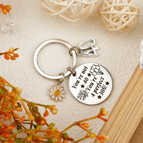XZtimes 18th, 21st, 30th, 40th, 50th, 60th Birthday Gifts Women Men, Birthday Keychain in Saudi Arabia