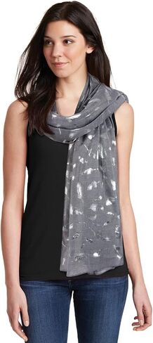 GERINLY Fashion Scarves - Silver Foil Wrap Scarfs for Women Bling Bling Shawls and Wraps in Saudi Arabia