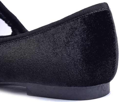 FEVERSOLE حريمي وسادة ناعمة مبطنة للغاية مريحة بمقدمة مستديرة ماري جين بإبزيم معدني أحذية باليه مسطحة عصرية للمشي in Kuwait
