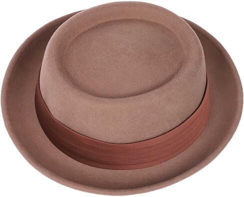Pork Pie Hat Breaking Bad Hats Porkpie Hats Wool Felt Heisenberg Hat Mens Brimmed Hats Fedora in Kuwait