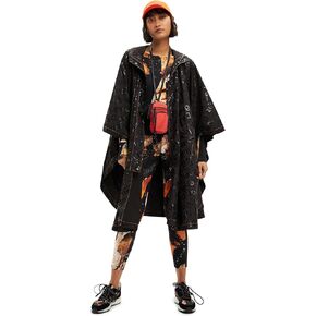 فستان Poncho_colorama Colima، 2000 أسود، مقاس واحد، أسود، مقاس واحد من Desigual, أسود, One Size in Kuwait