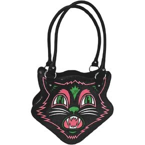 محفظة Sourpuss Scardy Cat (أسود/وردي) in Kuwait