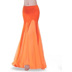 ROYAL SMEELA Women's Skirt Belly Dance Costume for Women Dancing Dress Fishtail Wrap Skirt Sexy Party Bellydance Skirts
