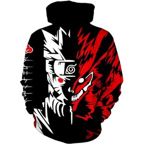 Oboiti Anime Hoodie 3d Hoodies Pullover Sweatshirt Cosplay Boys/Girls Big Pocket Hooded Sweatshirt in Kuwait
