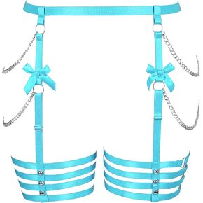 Waist Body Harness Garter Belts Women's Plus Size Punk Gothic Leg Ring Adjustable Lingerie Halloween Party Clup in Kuwait