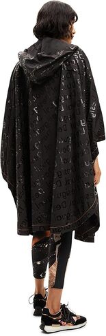 Desigual Women's Poncho Coat, Black, U in Saudi Arabia