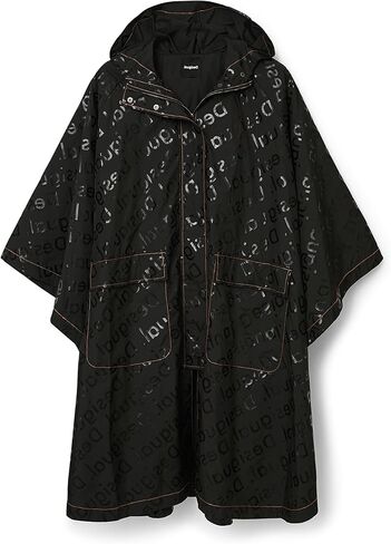 Desigual Women's Poncho Coat, Black, U in Saudi Arabia