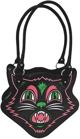 محفظة Sourpuss Scardy Cat (أسود/وردي) in Kuwait