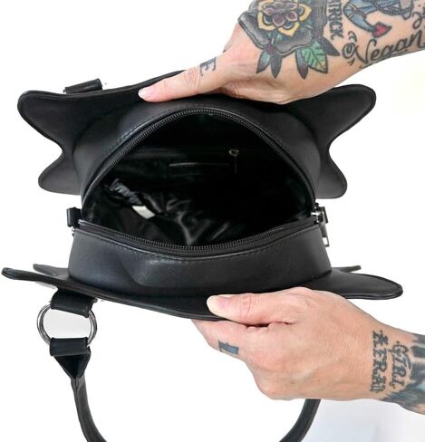 محفظة Sourpuss Scardy Cat (أسود/وردي) in Kuwait