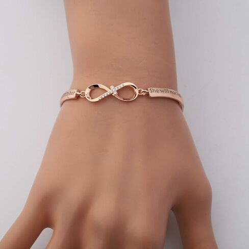 CHOORO سوار مسيحي هدية مجوهرات دينية مزمور 46:5 الله بداخلها لن تسقط سوار الكتاب المقدس آية سوار هدية للابنة أفضل الأصدقاء هدية in Kuwait