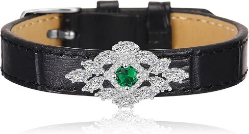 Aprilery Belt Charm Bracelets for Women, Fashion Crystal CZ Charms Leather Bangle Buckle Bracelets Jewelry for Teen Girls Gifts for Her in Kuwait