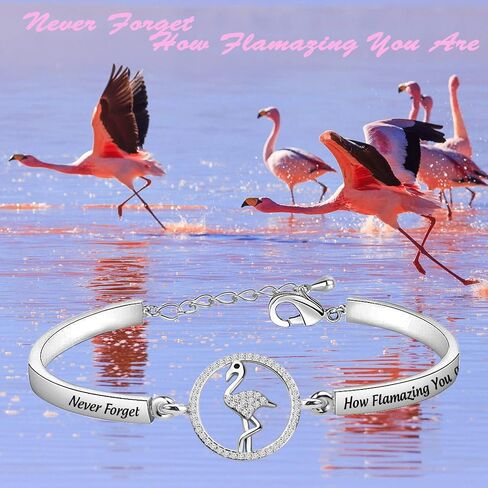 مجوهرات TGBJE Flamingo لا تنسى أبدًا مدى روعة سوارك القابل للتوسيع هدية BFF in Saudi Arabia