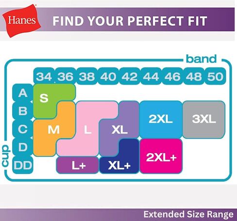 Hanes Women's Underwire T-Shirt, Poke Dreamwire Full-Coverage Bra, X-Temp in Saudi Arabia