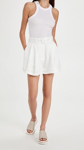CLUB MONACO WOMENS APPAREL SOFT SHORT WHITE/BLANC 6 in Saudi Arabia