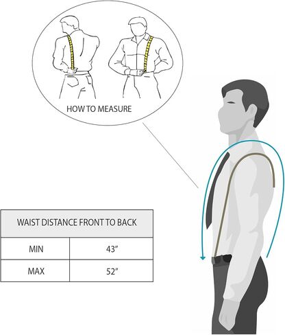 Hide & Groom - Hipster Suspenders with Adjustable Straps Handmade from Full Grain Leather - Bourbon Brown in Saudi Arabia