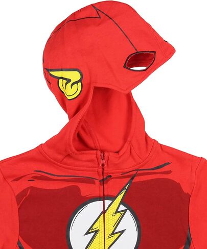 DC Comics The Flash Boy's Muscle Costume Design Full Zip Hoodie Sweatshirt in Saudi Arabia