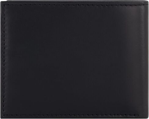 Karl Lagerfeld Paris Men's Split/Bubble Leather Karl Character Head Logo Billfold Wallet, Black_ch, One Size in Saudi Arabia