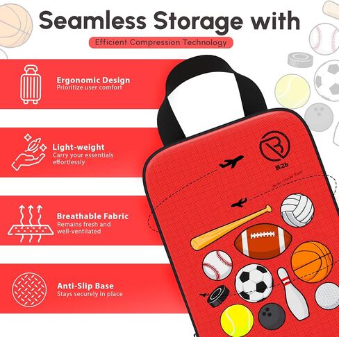 Border 2 Border Travel -compression packing bag cubes for luggage 4 or 5 piece set organizer for suitcase travel accessories essential for Women/Men/Boys/Girls/Kids (Travel White) in Saudi Arabia