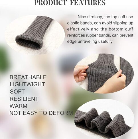 Joyingtwo Thigh Highs Leg Warmers for Women Over Knee High Leg Warmer Crochet Long Socks in Saudi Arabia