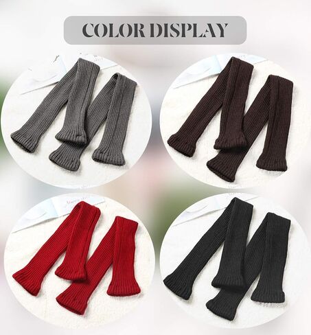 Joyingtwo Thigh Highs Leg Warmers for Women Over Knee High Leg Warmer Crochet Long Socks in Saudi Arabia