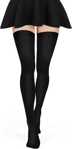 Yolev Extra Long Socks Thigh High Cotton Socks Extra Long Boot Stockings Over Knee Leg Warmers for Women in Saudi Arabia