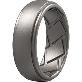 Saco Band Silicone Ring Wedding Band for Men - 8.8mm Width 2.3mm Thick in Saudi Arabia
