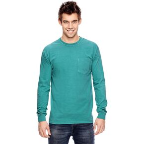 Comfort Colors 4410 Chouinard Long Sleeve Heavyweight Cotton Pocket Tee