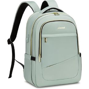 LOVEVOOK Laptop Backpack for Women, Slim Business Laptops Bag with Separate Computer Compartment Stylish Daypack for College Work Travel, Fits 15.6" Laptop