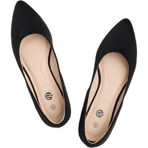 Rekayla Women's Flats Classic Pointed Toe Ballet Flats Casual Comfort Slip On Flats Shoes Versatile Dress Shoes for Women