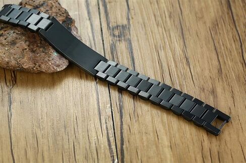 MEALGUET Personalized Inspirational Gift for Him : Masculine Stainless Steel Inspiral Quote Engraved Link Bracelet for Men, Sobriety Gifts Inspiral Message Customized Gift for dad son husband in Kuwait