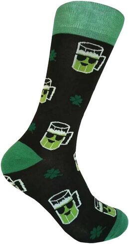 Triple M Plus Men's Mid Calf Green Dress socks,One size fits most men; Sock Size 10-13. in Saudi Arabia