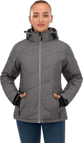 Little Donkey Andy Women's Warm Windproof Ski Insulated Jacket Water Repellent Winter Snowboarding Snow Coat in Kuwait