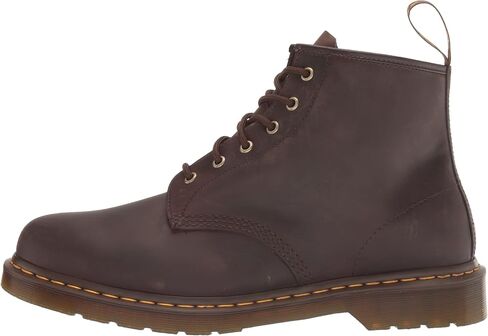 Dr. Martens Unisex 101 Fashion Boot, Dark Brown Crazy Horse, 9 US Women in Kuwait