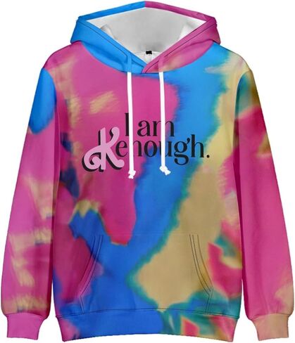 I am Enough Shirt Sweatshirt Hoodie Pants Shorts for Mens Womens I Am Kenough Letter Printed Tie Dye Streetwear in Saudi Arabia