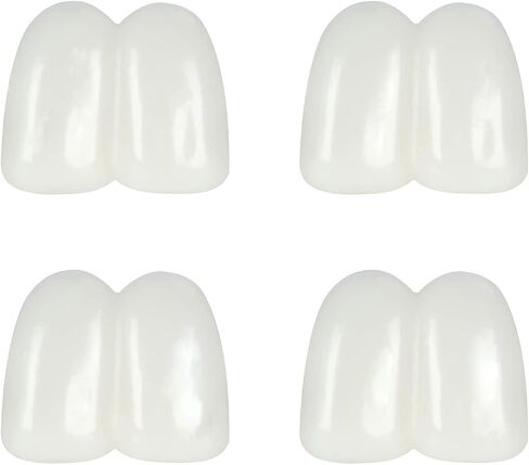 4 PCS 17mm Fake Big Buck Teeth Caps for Girls Womens Halloween Cosplay Costume Accessories in Saudi Arabia