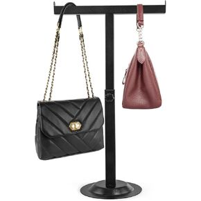 Fumingpal Handbag Display Stand, T-Bar Display Stand with Adjustable Height, Purse Display Stand, Countertop Display Stand for Jewelry/Scarf/Handbag in Kuwait