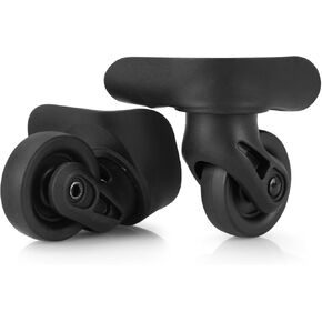Luggage Wheels Replacement Kit, Spinner 360 Degree Wheels for Travel, Suitcase Plastic Repair Wheel Set, Mute Wheels Pack of 2
