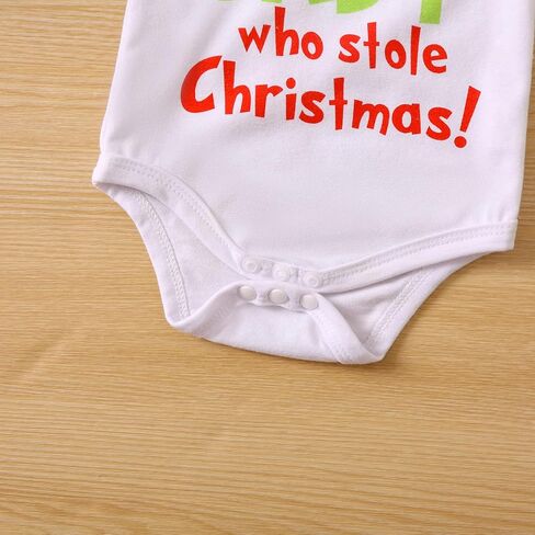 ICNGLKSND الرضع طفلة الصبي عيد الميلاد زي وتتسابق طويلة الأكمام رومبير الأخضر فو الفراء الحمالة السراويل عيد الميلاد الملابس مجموعة in Kuwait