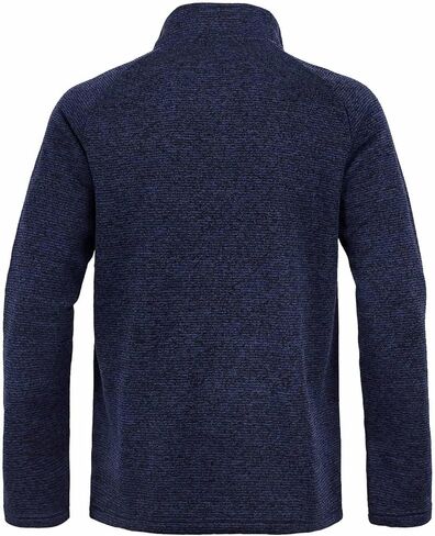 Xsylxgc Men's Fleece Jacket Winter Full Zip Coat Soft Mock Neck Sweatshirt with Zipper Pockets in Kuwait