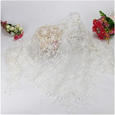 Vemonllas Luxury Newborn Boy Girl Baby Photography Props Wrap Lace Yarn Cloth Blanket (Beige) in Saudi Arabia