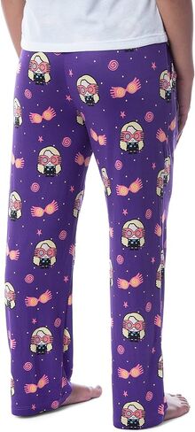 Harry Potter Womens' Luna Lovegood Glasses Chibi Allover Print Pajama Pants in Saudi Arabia