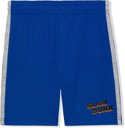 Warner Bros. مجموعة من قميص Looney Tunes بأكمام قصيرة ومجموعة قصيرة للأولاد، ملابس رياضية، أسود أو رمادي in Kuwait