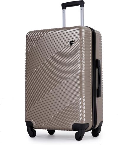 Luggage Sets 3 Piece, Hardside PC ABS Suitcase Set with Spinner Wheels, Lightweight Travel Carry-on and Checked Luggage, Blue, 3-Piece Set(20/24/28) in Kuwait